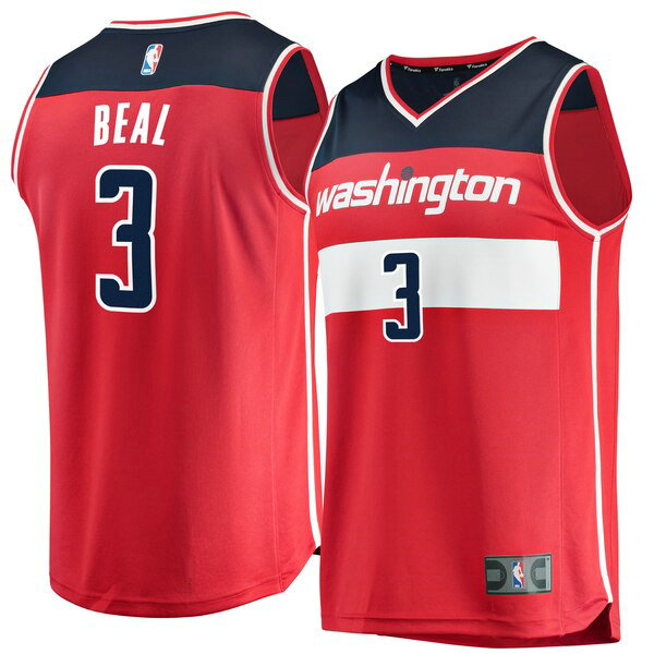 Maillot Washington Wizards Homme Bradley Beal 3 Icon Edition Rouge